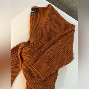 Lulus tie in front sweater.